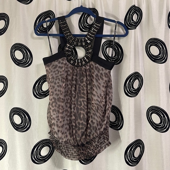 2B Bebe Tops - 2be Bebe Beaded Top size S